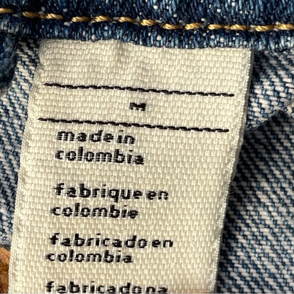 Levi Strauss Levi’s Blue Jean Denim Vest Medium Classic Rock Cotton - Picture 2 of 13